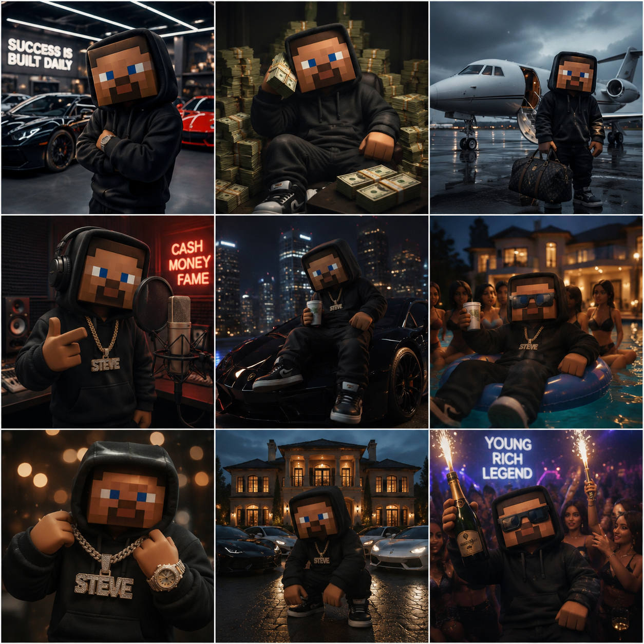 Steve Flex lifestyle grid