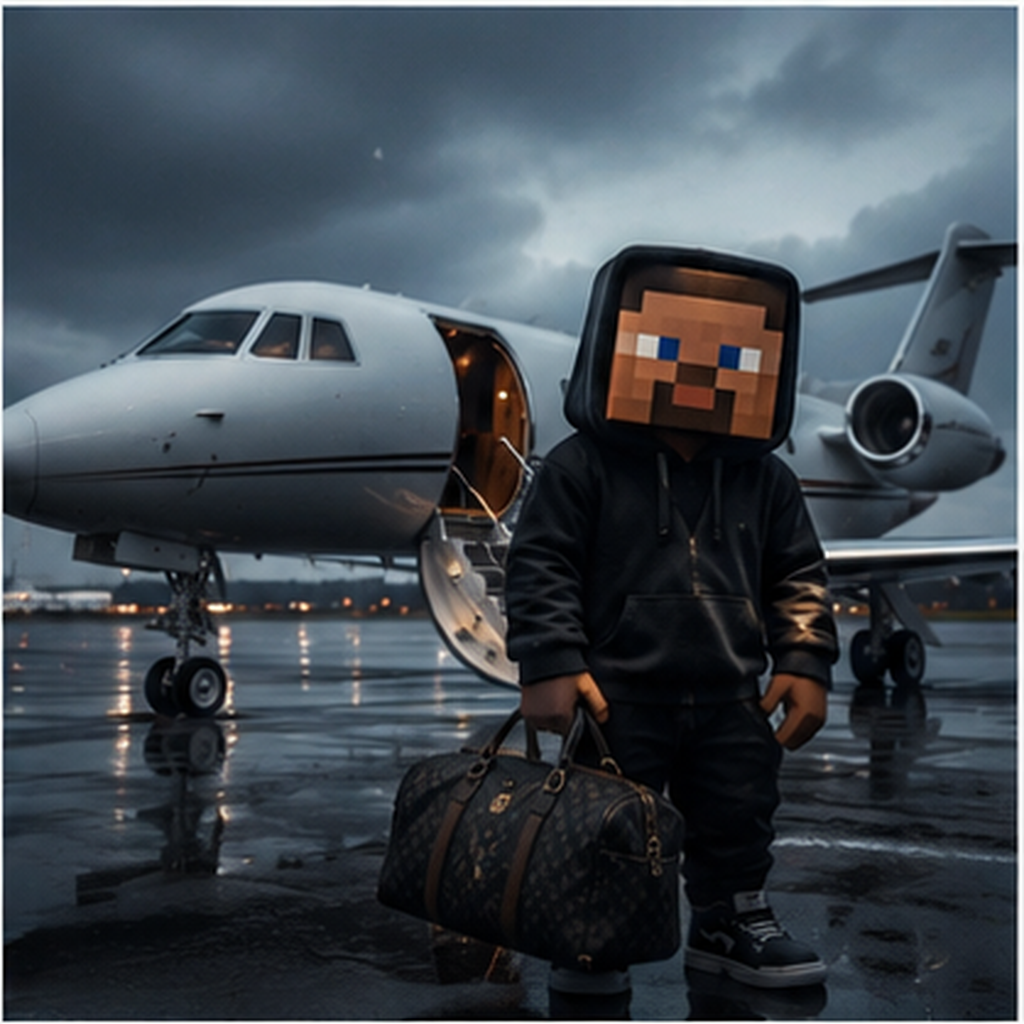 Steve Flex private jet